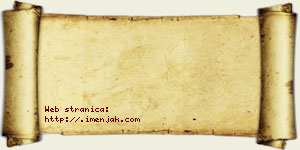 Isidora Pejić vizit kartica